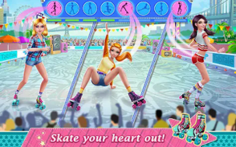 Roller Skating Girls Image