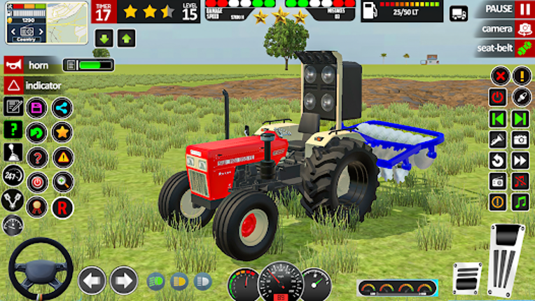 Indian Tractor Farming 3D Game screenshot