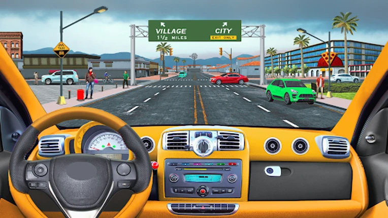 UK Taxi Car Driving Simulator Image