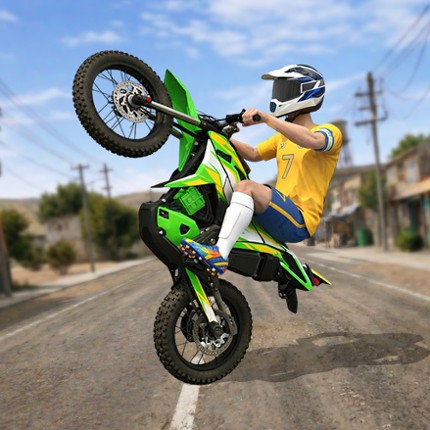 Wheelie Bike Challenge 3D Image
