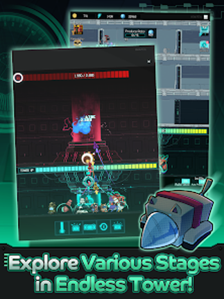 Robo Tower: Idle Shooting RPG screenshot