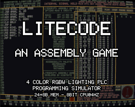 LiteCode: An Assembly Game Image