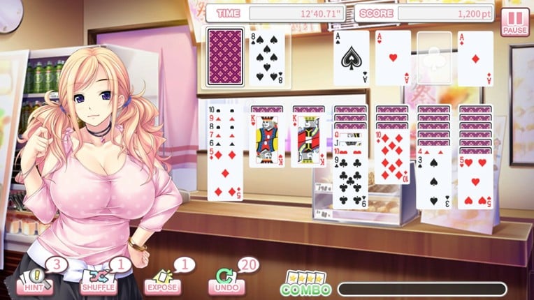 Pretty Girls Klondike Solitaire PLUS screenshot