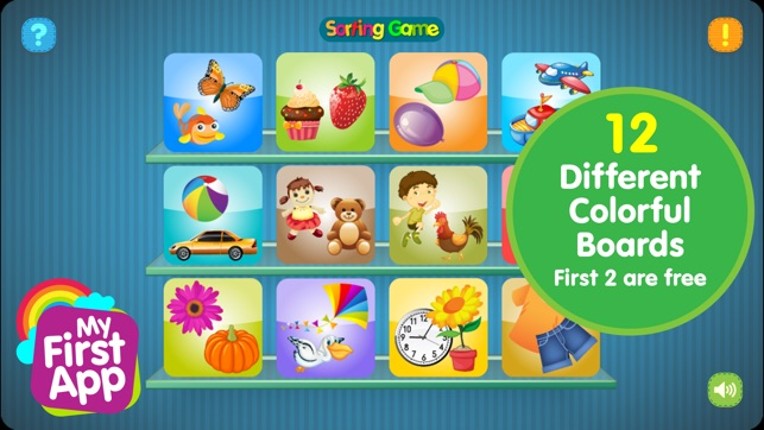 Sorting game for preschool kid screenshot