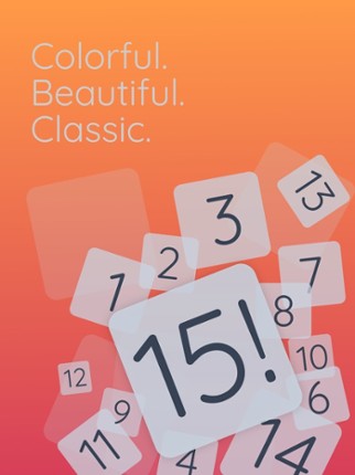 15! puzzle screenshot