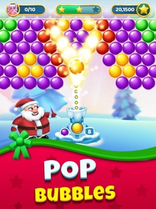 Christmas Games - Bubble Pop screenshot