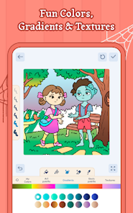 Boo Coloring Book: Cozy Horror screenshot