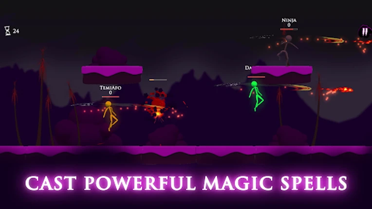 Stickman Fight: Magic Brawl screenshot