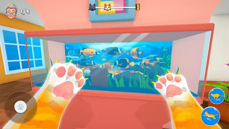 Bad Cat Simulator: Prank Gran screenshot