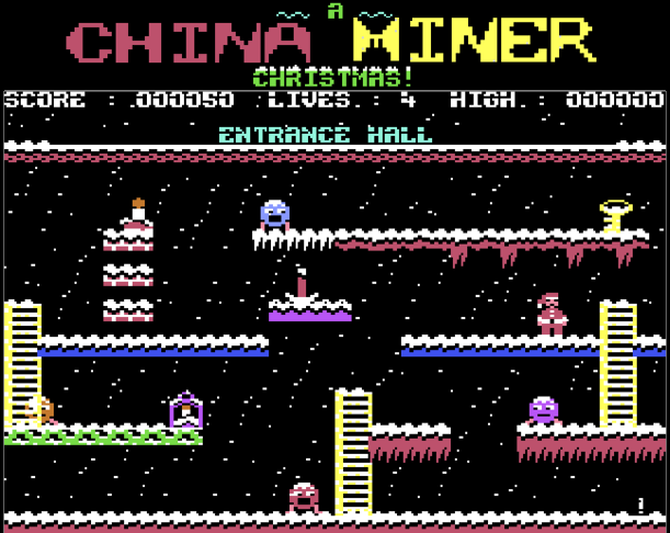 Games like A China Miner Christmas (C64)