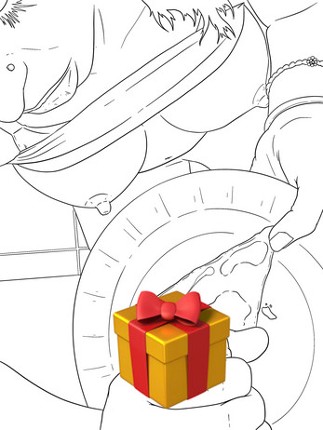 Food, Not Just for Mouths an Adult Coloring Book Image