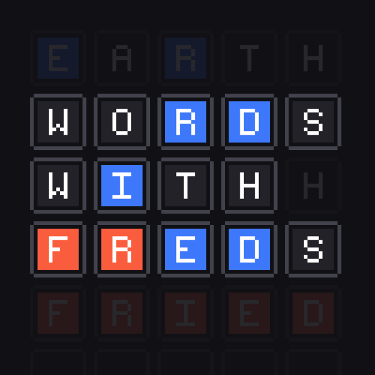Games like Words With Freds