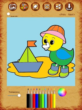 Kids Drawing Worksheet - Free Drawing Pad for toddler and preschool screenshot