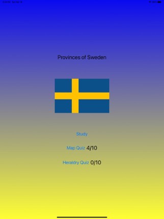 Provinces of Sweden -game screenshot