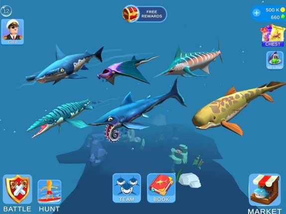 Sea Monster City - Battle Game screenshot