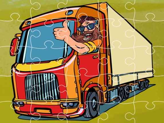 Semi Trucks Jigsaw Image