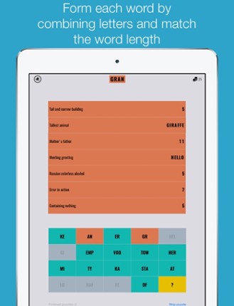 Smart Word Puzzles - Unscramble the Words! screenshot
