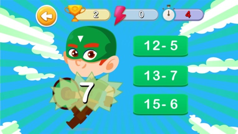 Super Hero Math Games Image