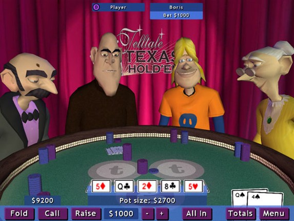 Telltale Texas Hold'em screenshot