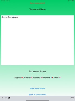 Tournament Organiser Image
