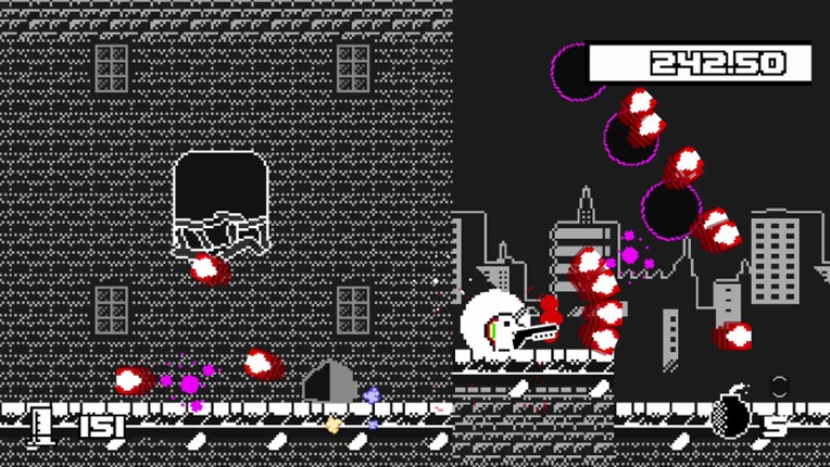 Unichrome: A 1-Bit Unicorn Adventure screenshot