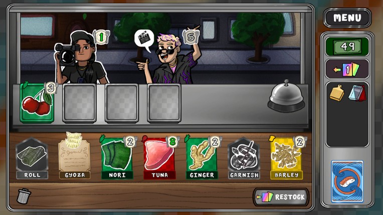 A la Card screenshot