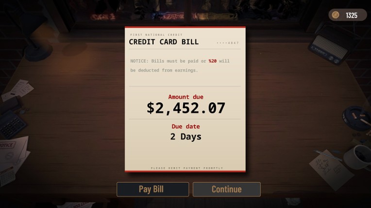 Bills Must Be Paid screenshot