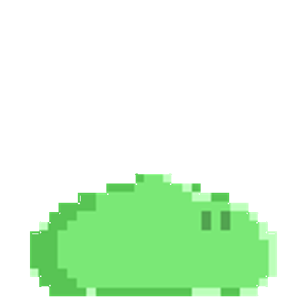 Cute Animated Slime – Pixel Enemy Image