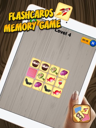 Flash Cards Memory Game – Educational and Fun Activity Challenge to Match Card Pair.s Image