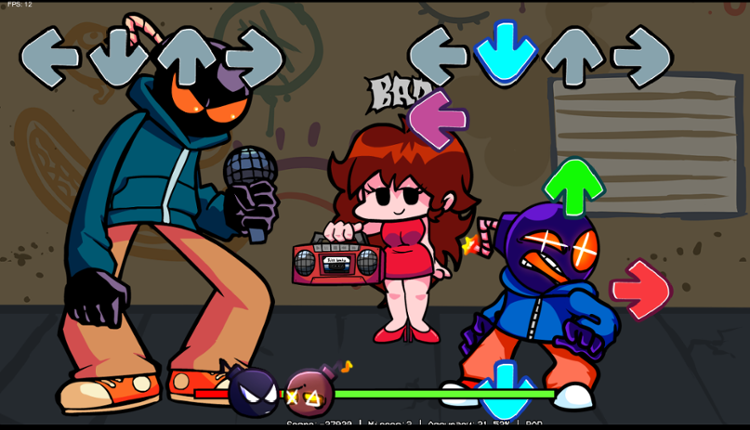 Friday night funkin mod Whitty vs Whitty bro Image