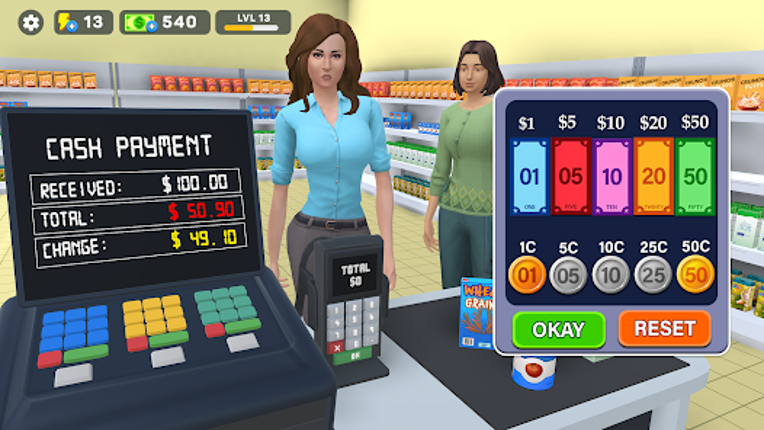 Supermarket Game Shopping Game screenshot