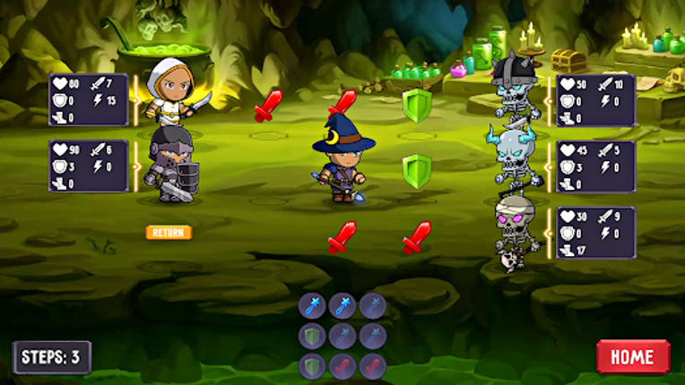 Puzzle Mighty Doom: Turn-Based screenshot
