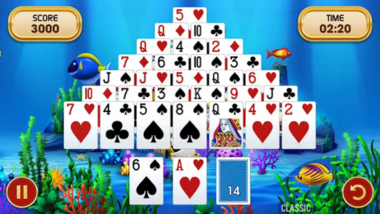 Pyramid Solitaire Challenge screenshot