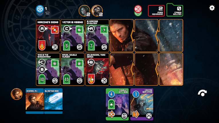 Dresden Files Co-op Card Game screenshot