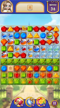 Royal Queenie: Jewel Match 3 screenshot