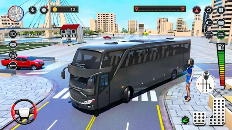 Modern Coach Bus Simulator 3D Image