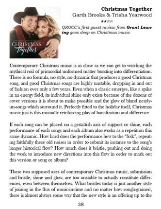 The Quarterly Review of Contemporary Country Volume 1, Issue 4 (Final) screenshot