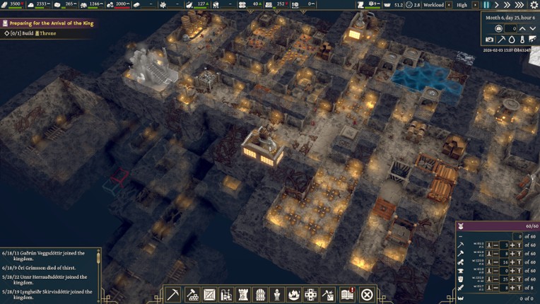 King of the Dwarves: Underground City Builder screenshot