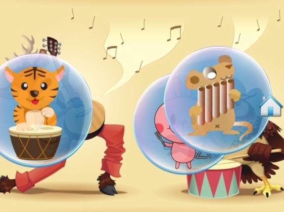 Music Bubbles for Toddlers and Kids : Musical Instruments and sounds ! FREE Image