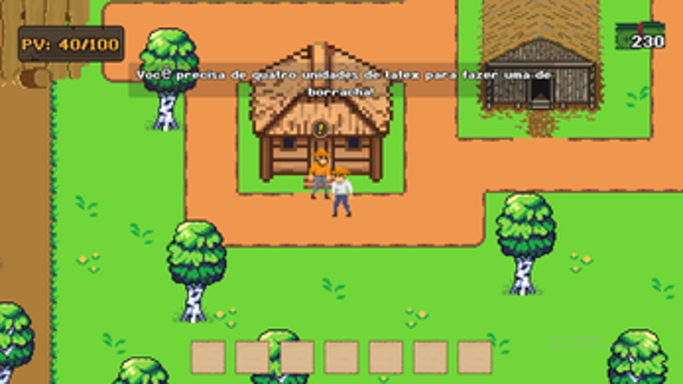 Ouro Branco - Jogo Eletrônico 2D Sobrevivência screenshot