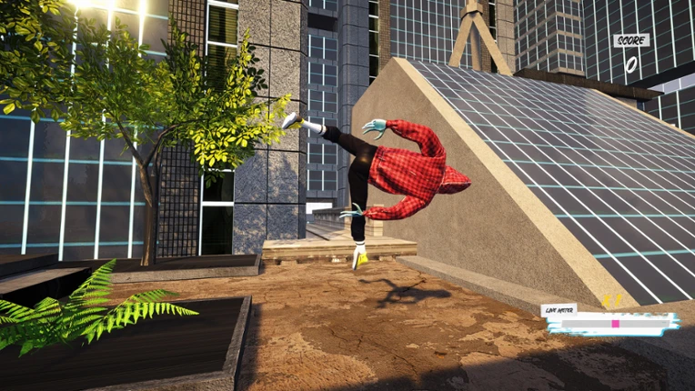 Parkour Game Simulator Rooftops Stunts screenshot