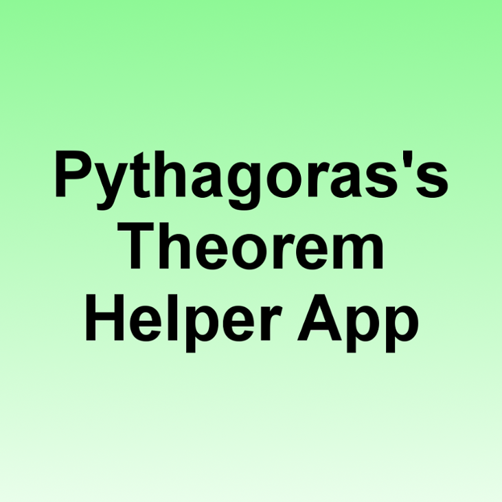 Games like Pythagoras's Theorem Helper App