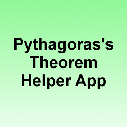 Pythagoras's Theorem Helper App Image