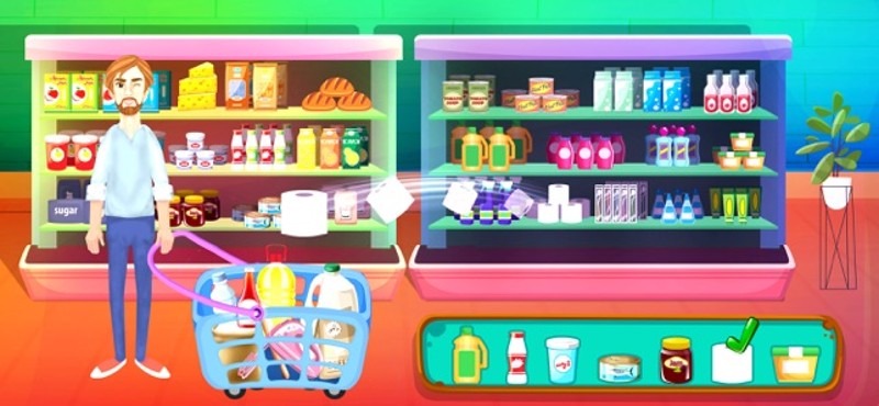 Supermarket Shopping &amp; ATM Fun screenshot