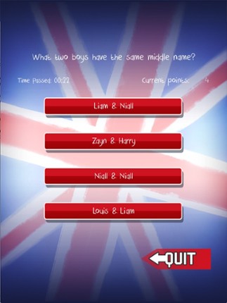 Ultimate Fan Quiz - One Direction edition screenshot