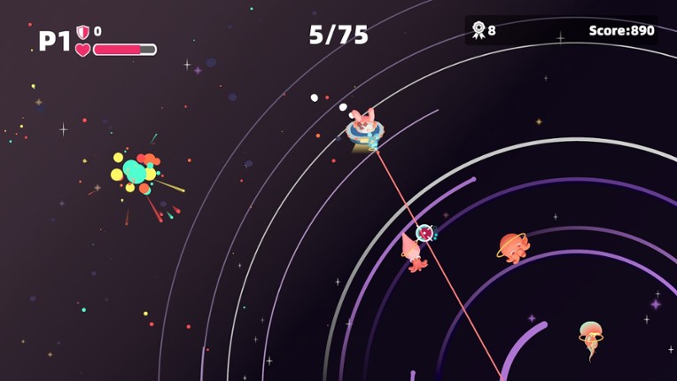 Unanchored Spaceshooting Image