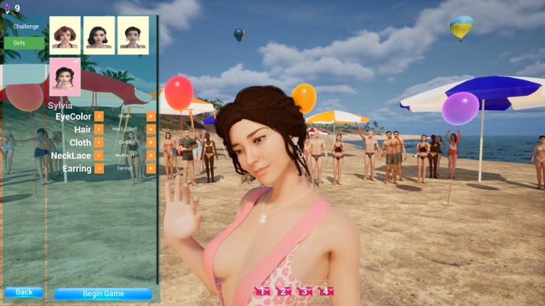 Beauty Girl Chronicles: Island Obstacle Challenge screenshot