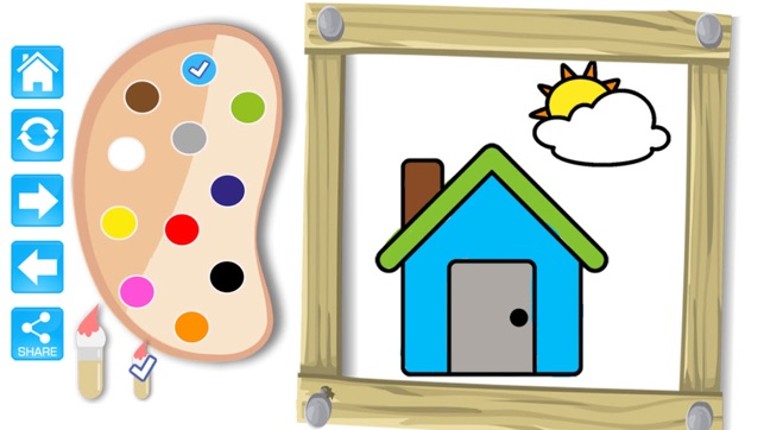 Easy Coloring Book For Kids Image