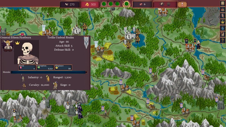 Fantasy Senate Simulator screenshot