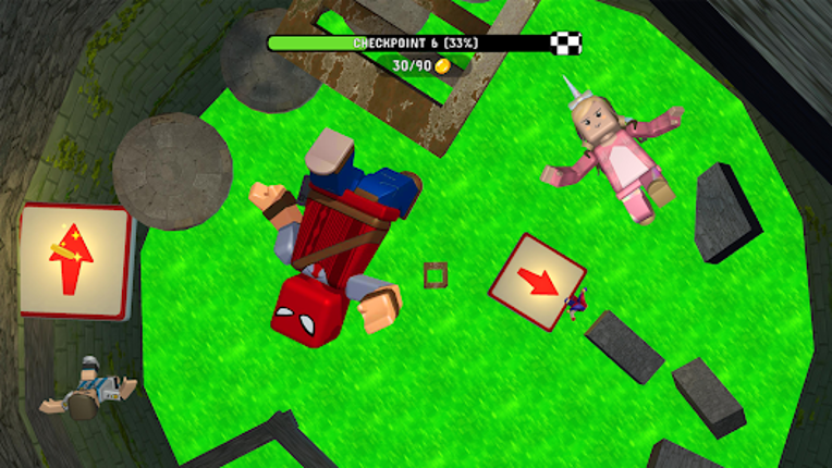 Mega Parkour: Obby Escape Run screenshot